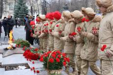 Торжественное мероприятие по случаю 80-летия начала контрнаступления советских войск под Москвой.