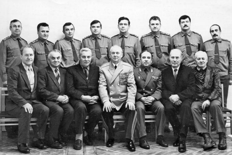 Офицеры управления кадров РВСН, 1990 год.