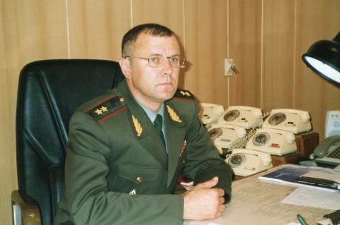 Первый заместитель начальника штаба РВСН С. А. Понаморёв. 2005 год.